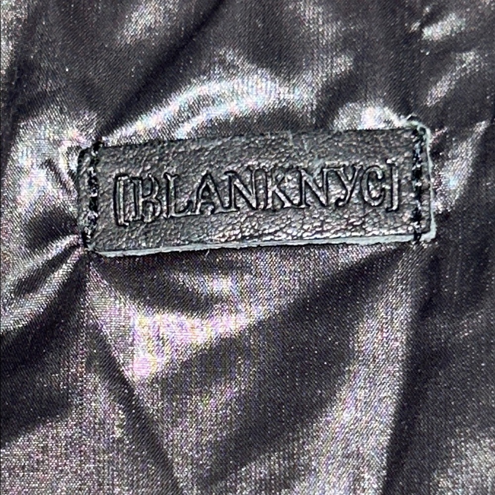 Blank NYC Shiny Black Utility Jacket - Picture 11 of 13